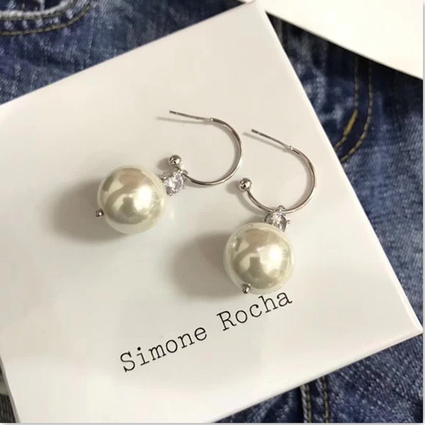 replica,repliche,fake,1:1,earrings,bracelet,ring,jewelry Orecchini di perle in metallo Simone Rocha