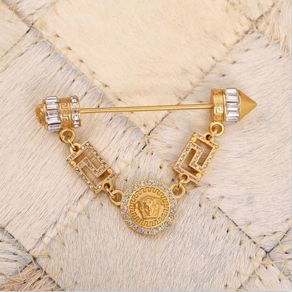 replica,repliche,fake,1:1,earrings,bracelet,ring,jewelry Spilla Versace