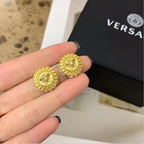 replica,repliche,fake,1:1,earrings,bracelet,ring,jewelry Orecchini a bottone Versace