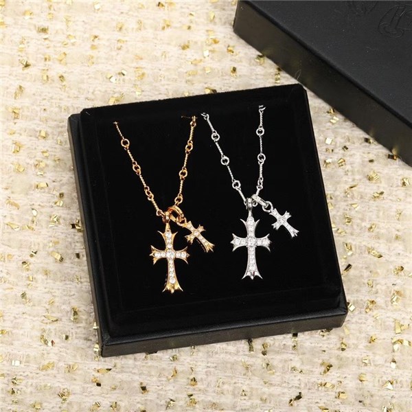replica,repliche,fake,1:1,earrings,bracelet,ring,jewelry Collana di moda ChromeHearts