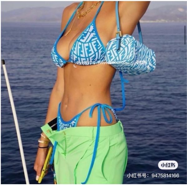 Fendi costume da bagno moda donna casual