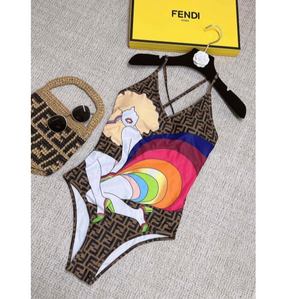 Fendi costume da bagno moda donna casual