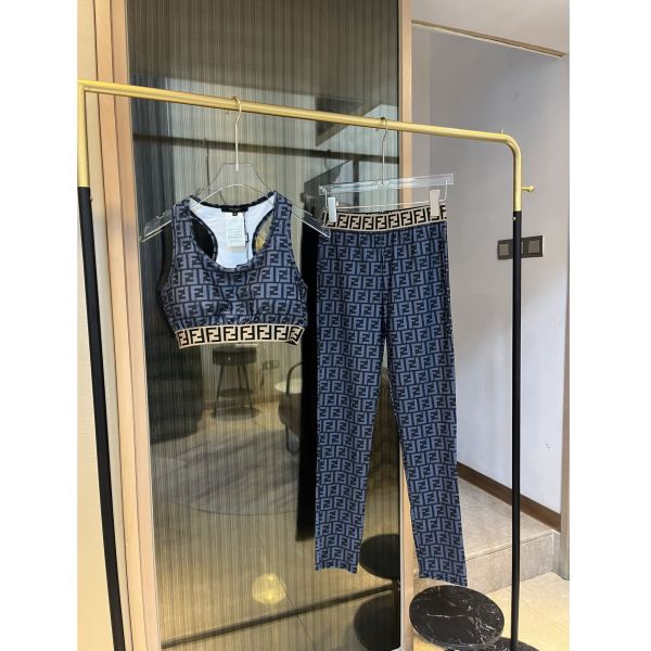 replica,repliche,fake,1:1,earrings,bracelet,ring,jewelry Fendi completo sportivo moda donna casual