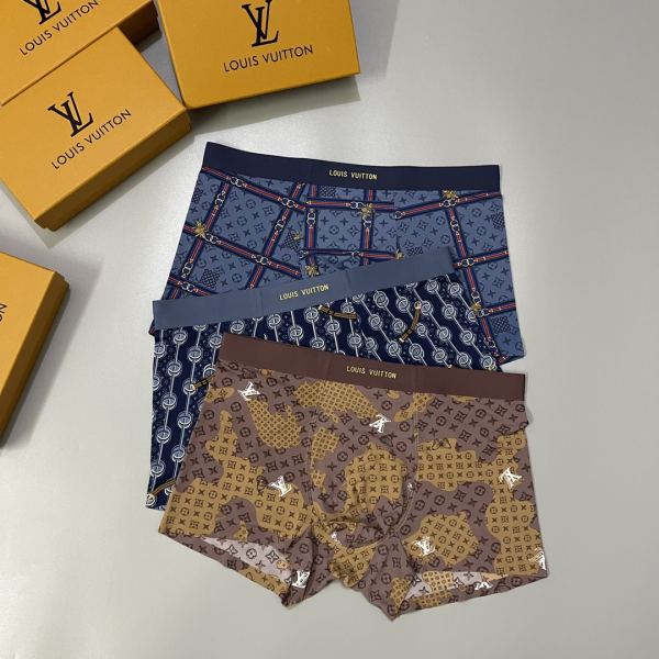 replica,repliche,fake,1:1,earrings,bracelet,ring,jewelry Intimo da uomo di lusso Louis Vuitton (tre pezzi)