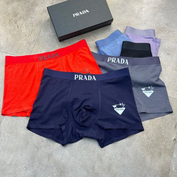 replica,repliche,fake,1:1,earrings,bracelet,ring,jewelry Prada biancheria intima da uomo di lusso (tre pezzi)
