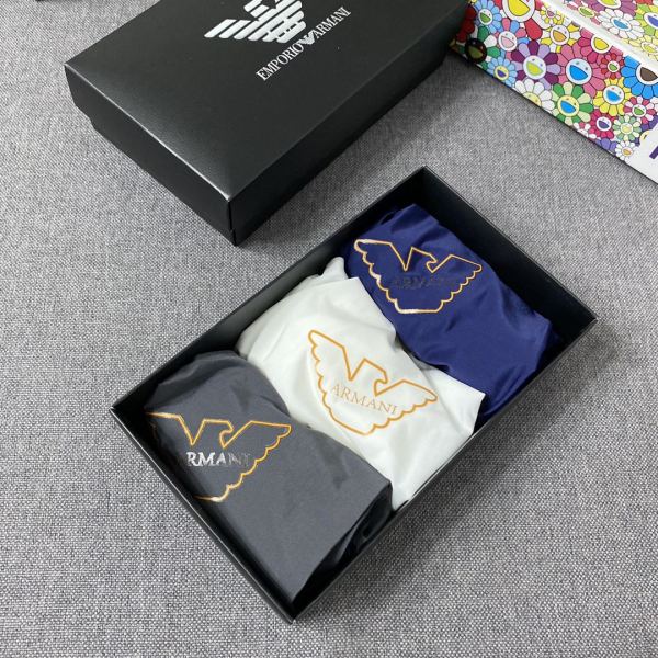 replica,repliche,fake,1:1,earrings,bracelet,ring,jewelry Armani Intimo da uomo di lusso (tre pezzi)