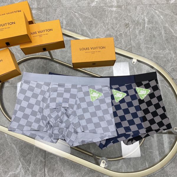 replica,repliche,fake,1:1,earrings,bracelet,ring,jewelry Intimo da uomo di lusso Louis Vuitton (tre pezzi)