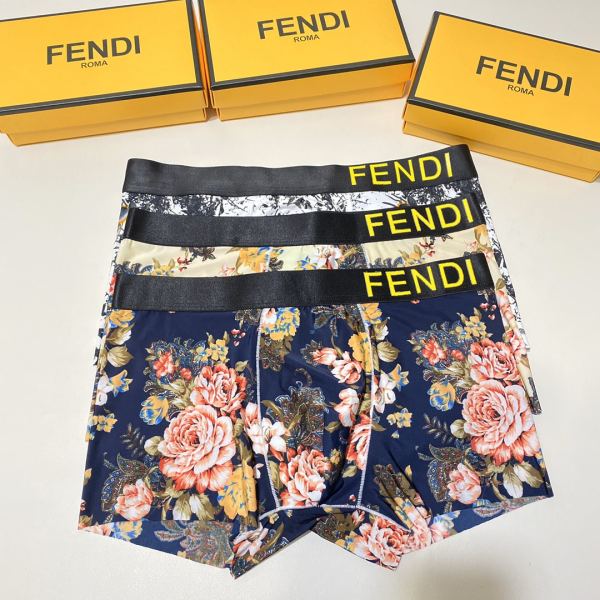 replica,repliche,fake,1:1,earrings,bracelet,ring,jewelry Intimo da uomo di lusso Fendi (tre pezzi)