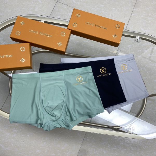 replica,repliche,fake,1:1,earrings,bracelet,ring,jewelry Intimo da uomo di lusso Louis Vuitton (tre pezzi)