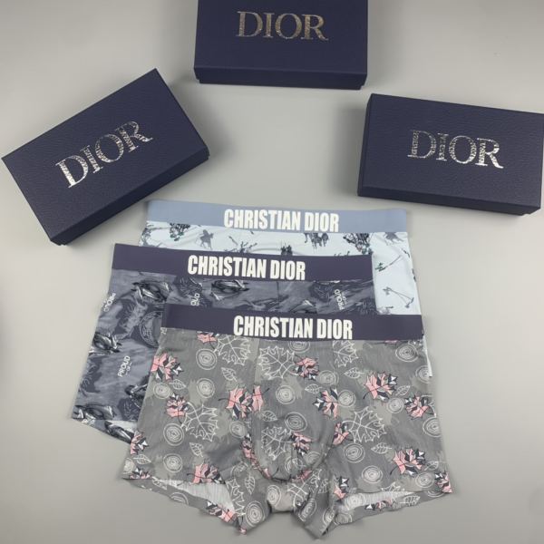 replica,repliche,fake,1:1,earrings,bracelet,ring,jewelry Intimo da uomo di lusso Dior (tre pezzi)