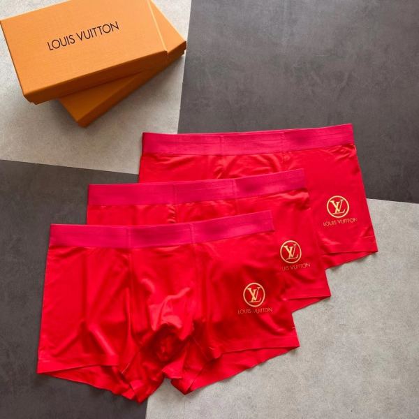 replica,repliche,fake,1:1,earrings,bracelet,ring,jewelry Intimo da uomo di lusso Louis Vuitton (tre pezzi)
