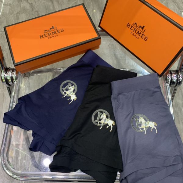 replica,repliche,fake,1:1,earrings,bracelet,ring,jewelry Intimo da uomo di lusso Hermes (tre pezzi)