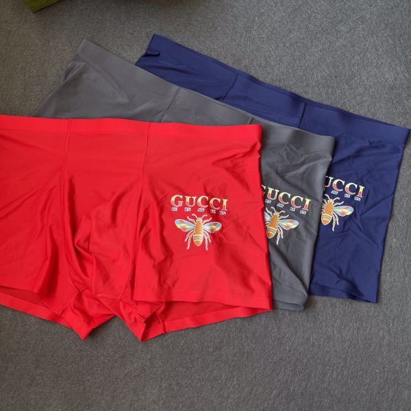 Gucci biancheria intima da uomo di lusso (tre pezzi)