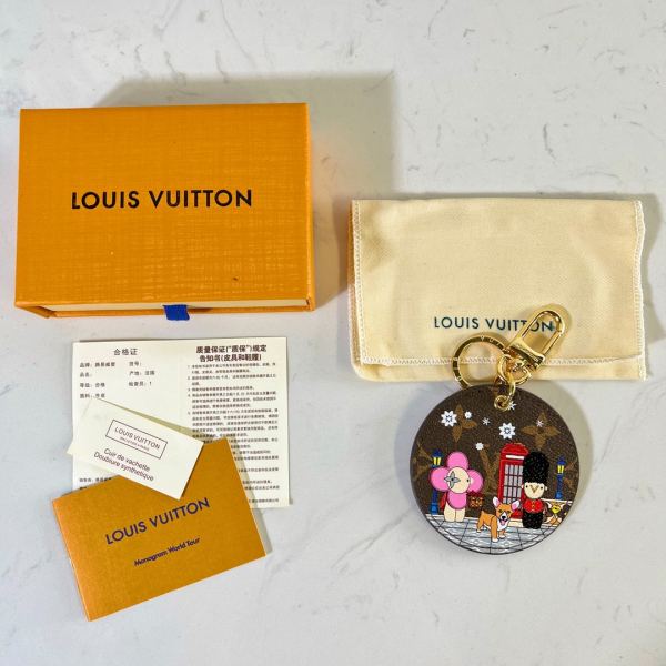 replica,repliche,fake,1:1,earrings,bracelet,ring,jewelry Portachiavi ciondolo medaglia Louis Vuitton/M00501