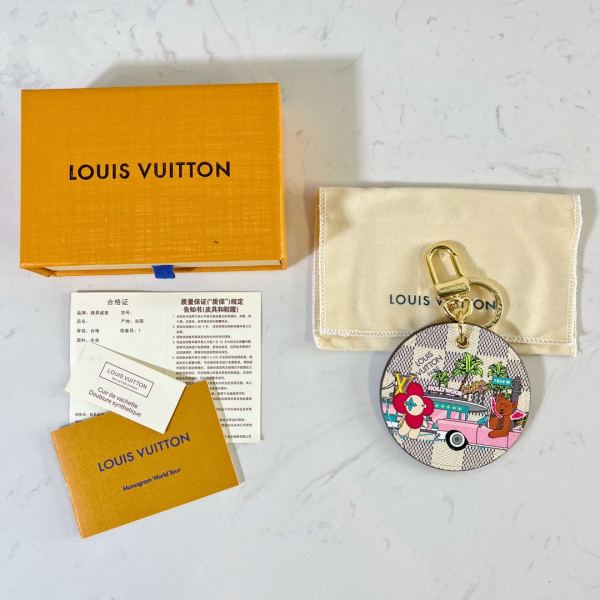 replica,repliche,fake,1:1,earrings,bracelet,ring,jewelry Portachiavi ciondolo medaglia Louis Vuitton/M00502