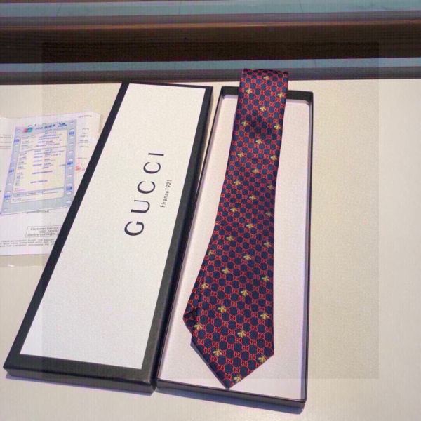 replica,repliche,fake,1:1,earrings,bracelet,ring,jewelry Cravatta in seta Gucci