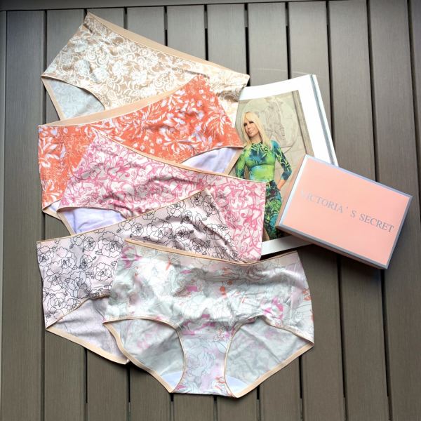 replica,repliche,fake,1:1,earrings,bracelet,ring,jewelry 【5 pezzi】 Intimo senza cuciture a vita media da donna con stampa alla moda di Victoria’s Secret