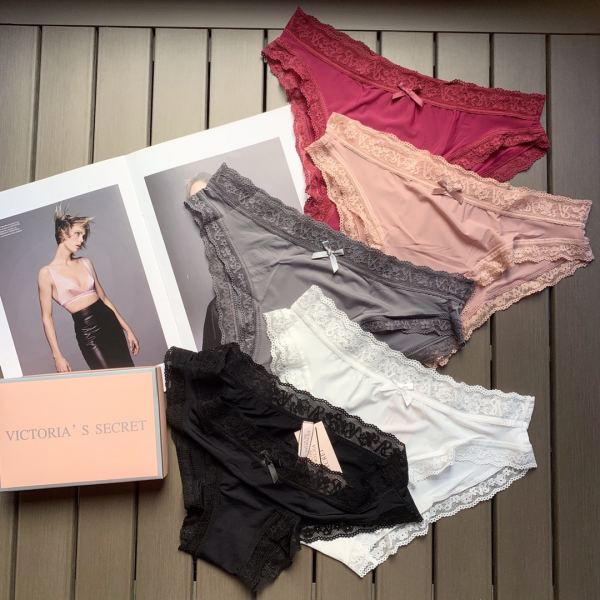 replica,repliche,fake,1:1,earrings,bracelet,ring,jewelry 【5 pezzi】 Mutandine in pizzo per anca a vita bassa in seta di ghiaccio di Victoria’s Secret
