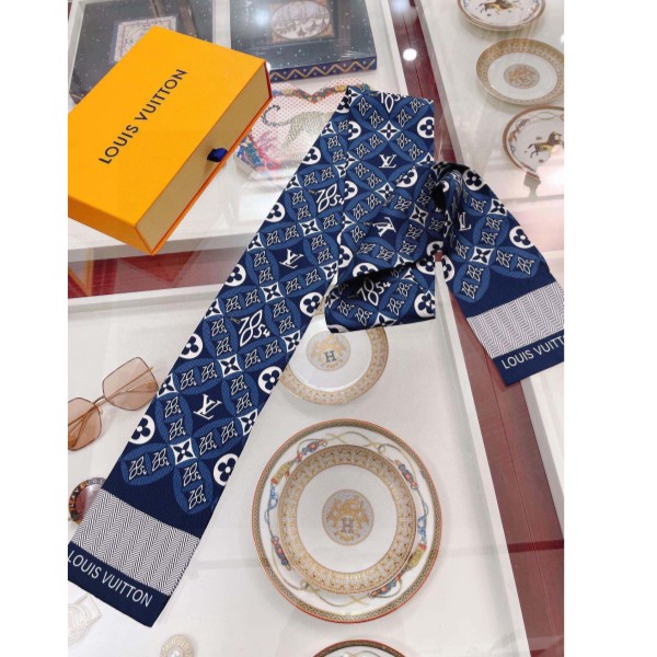 Streamer in seta a doppio strato Louis Vuitton
