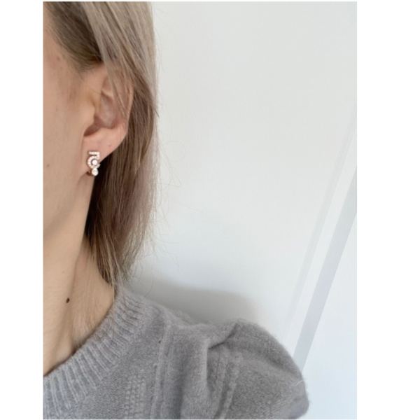 replica,repliche,fake,1:1,earrings,bracelet,ring,jewelry 24/Orecchini Chanel misura 5