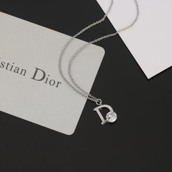 replica,repliche,fake,1:1,earrings,bracelet,ring,jewelry Collana di diamanti Dior