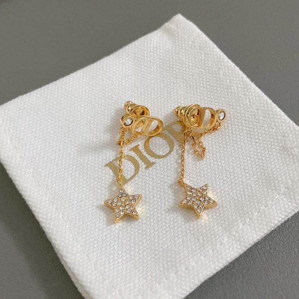 Orecchini con nappine stella Dior