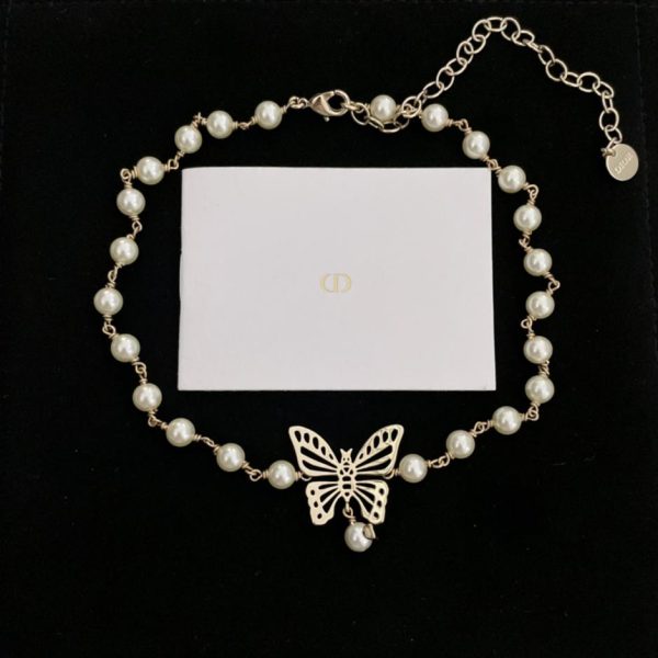replica,repliche,fake,1:1,earrings,bracelet,ring,jewelry Perla farfalla cava Dior