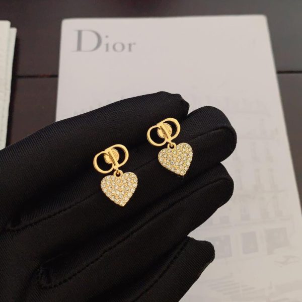 Orecchini Dior con diamanti Love