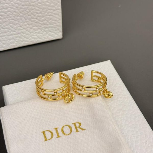 orecchini a cerchio dior