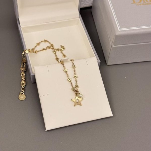 replica,repliche,fake,1:1,earrings,bracelet,ring,jewelry Collana stella Dior