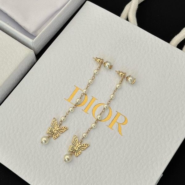 replica,repliche,fake,1:1,earrings,bracelet,ring,jewelry Orecchini farfalla Dior