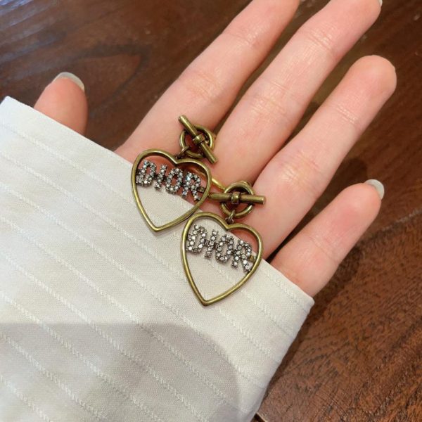 replica,repliche,fake,1:1,earrings,bracelet,ring,jewelry Orecchini Dior di seconda mano
