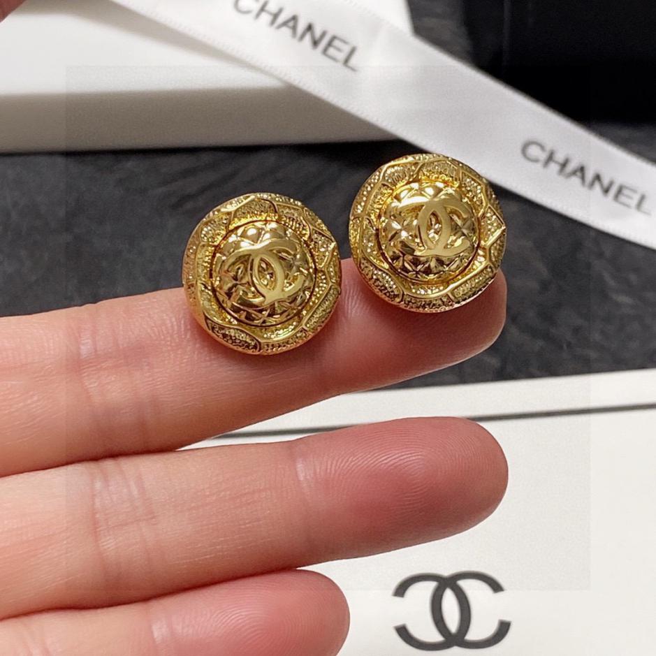 replica,repliche,fake,1:1,earrings,bracelet,ring,jewelry Orecchini Chanel di seconda mano