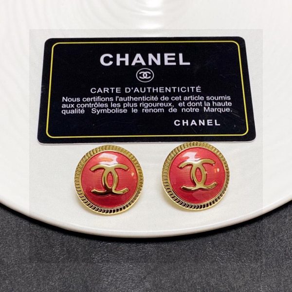 orecchini Chanel verde erba antichi