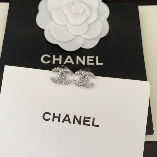 Orecchini Chanel mini cc in argento