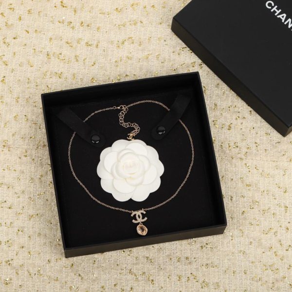 Collana Chanel doppia c fatta a mano