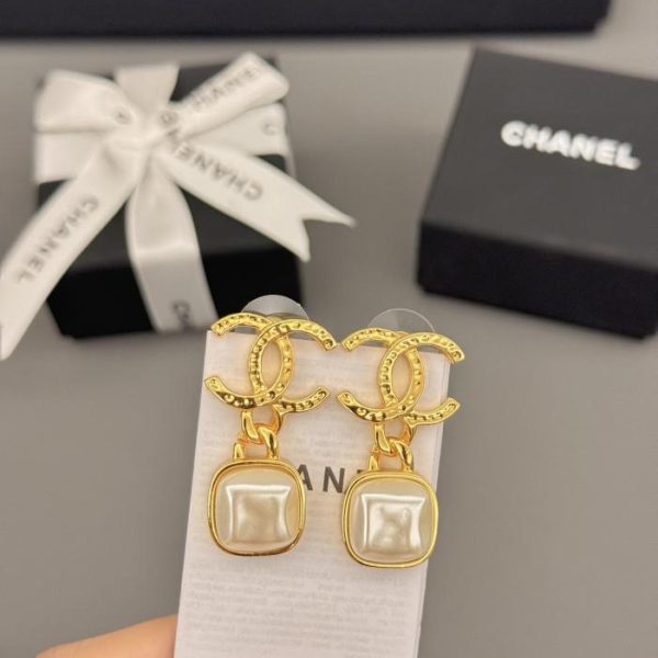 Orecchini cc quadrati Chanel