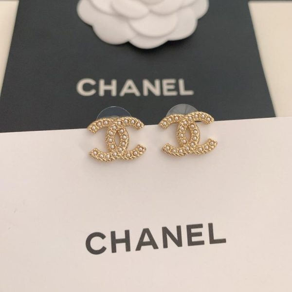 Orecchini Chanel con perle cc