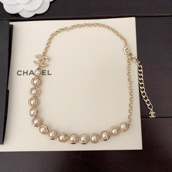 replica,repliche,fake,1:1,earrings,bracelet,ring,jewelry Collana Chanel per l’industria pesante
