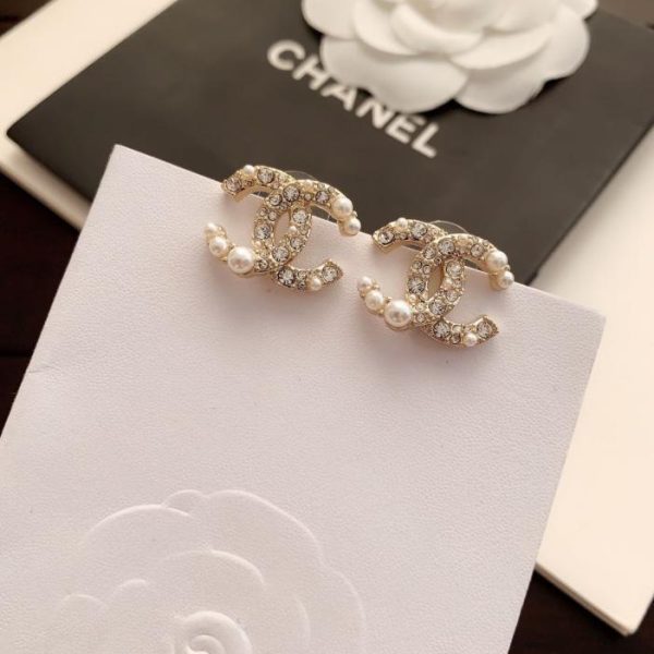 Orecchini di perle Chanel misura cc