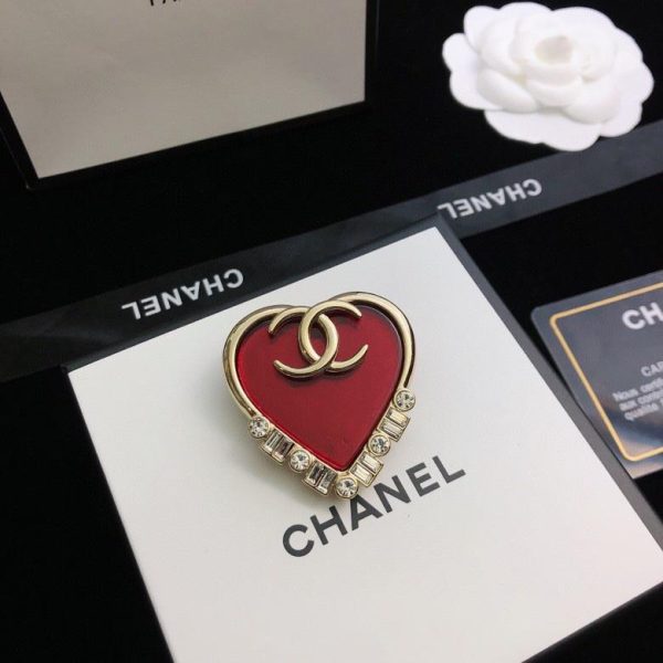 replica,repliche,fake,1:1,earrings,bracelet,ring,jewelry Spilla dell’amore di Chanel
