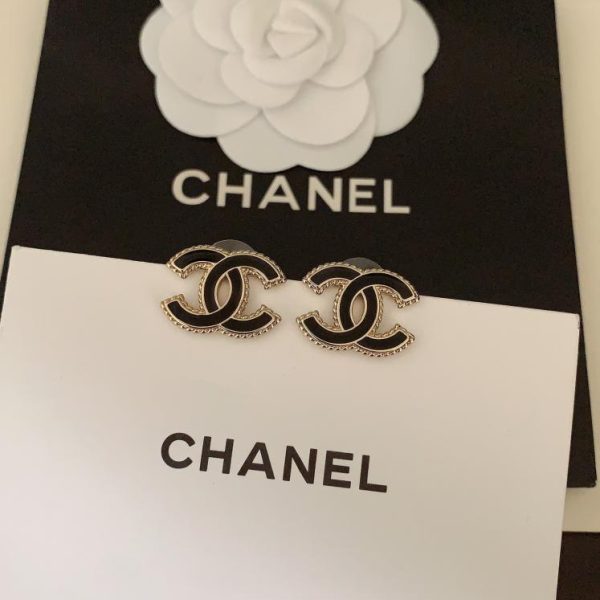 Orecchini Chanel cc neri
