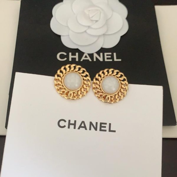 Orecchini rotondi vintage Chanel