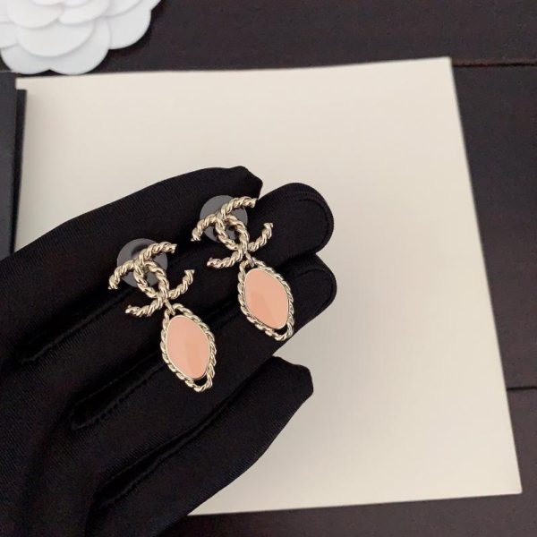 Orecchini rosa Chanel