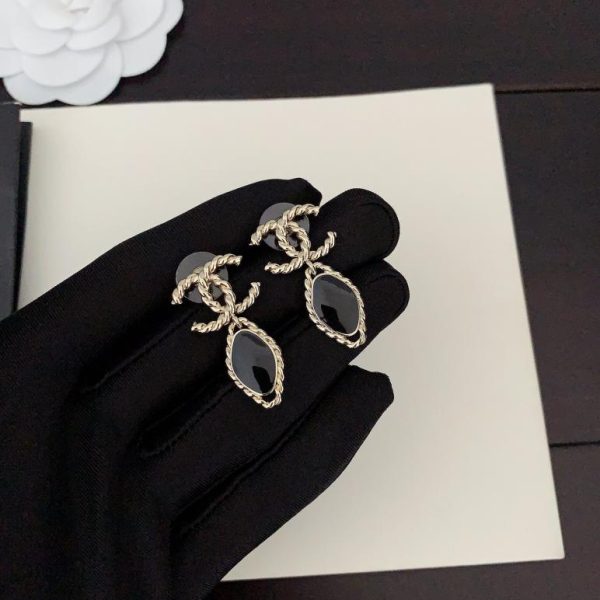 Orecchini neri Chanel