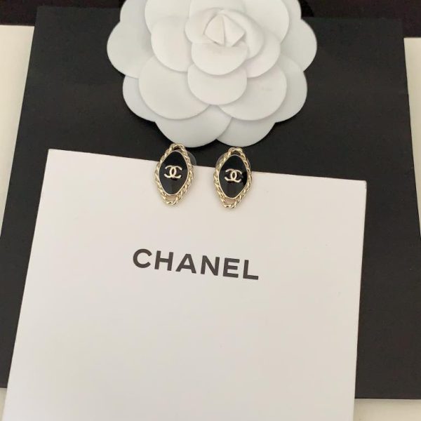 Orecchini neri Chanel