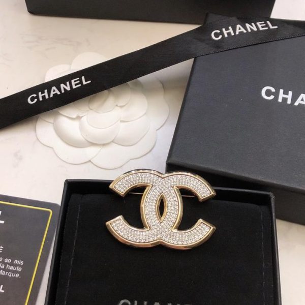 replica,repliche,fake,1:1,earrings,bracelet,ring,jewelry Spilla di diamanti Chanel