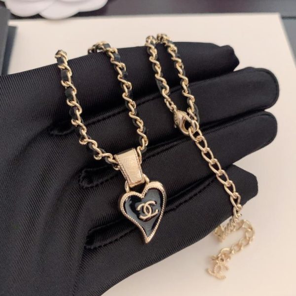 Collana Chanel Black Love in materiale ZP coerente