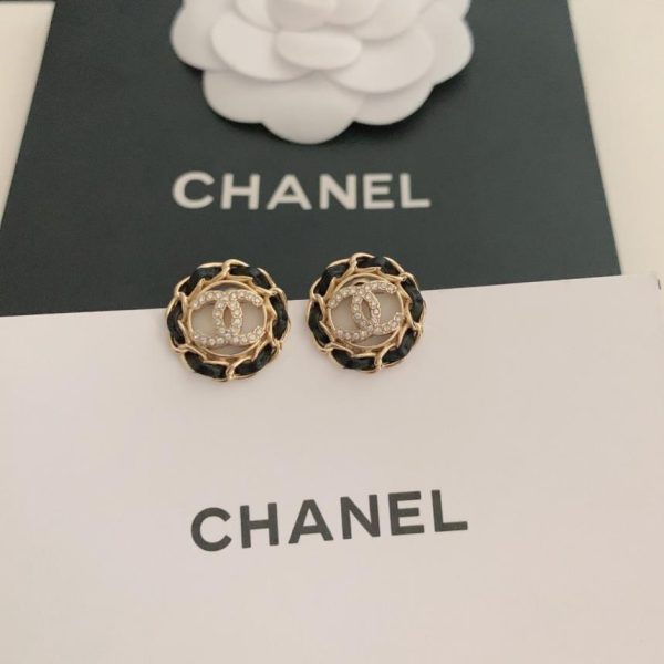 Orecchini rotondi vuoti Chanel