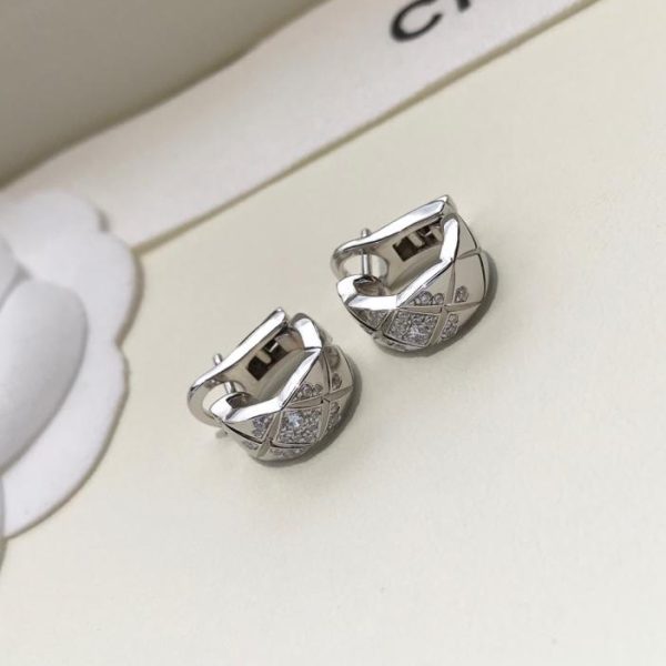 Orecchini Chanel Coco con diamanti schiacciati